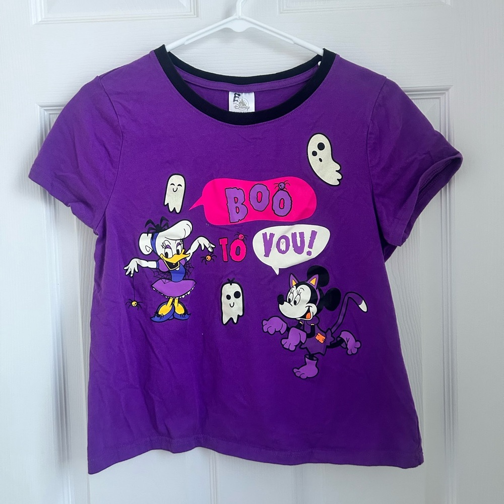 Disney Girls Halloweeen Purple t shirt